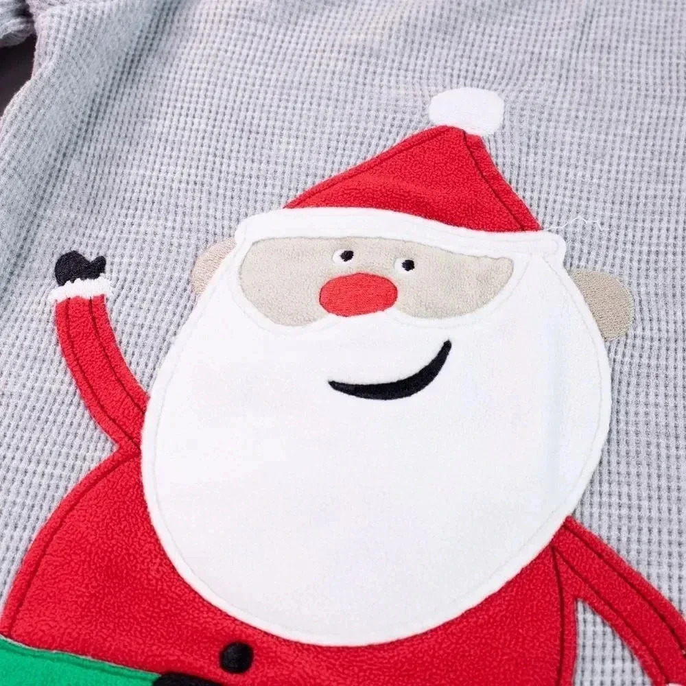 Carter's Boy's Santa Ribbed Tee Size 5 - Picture 2 of 3